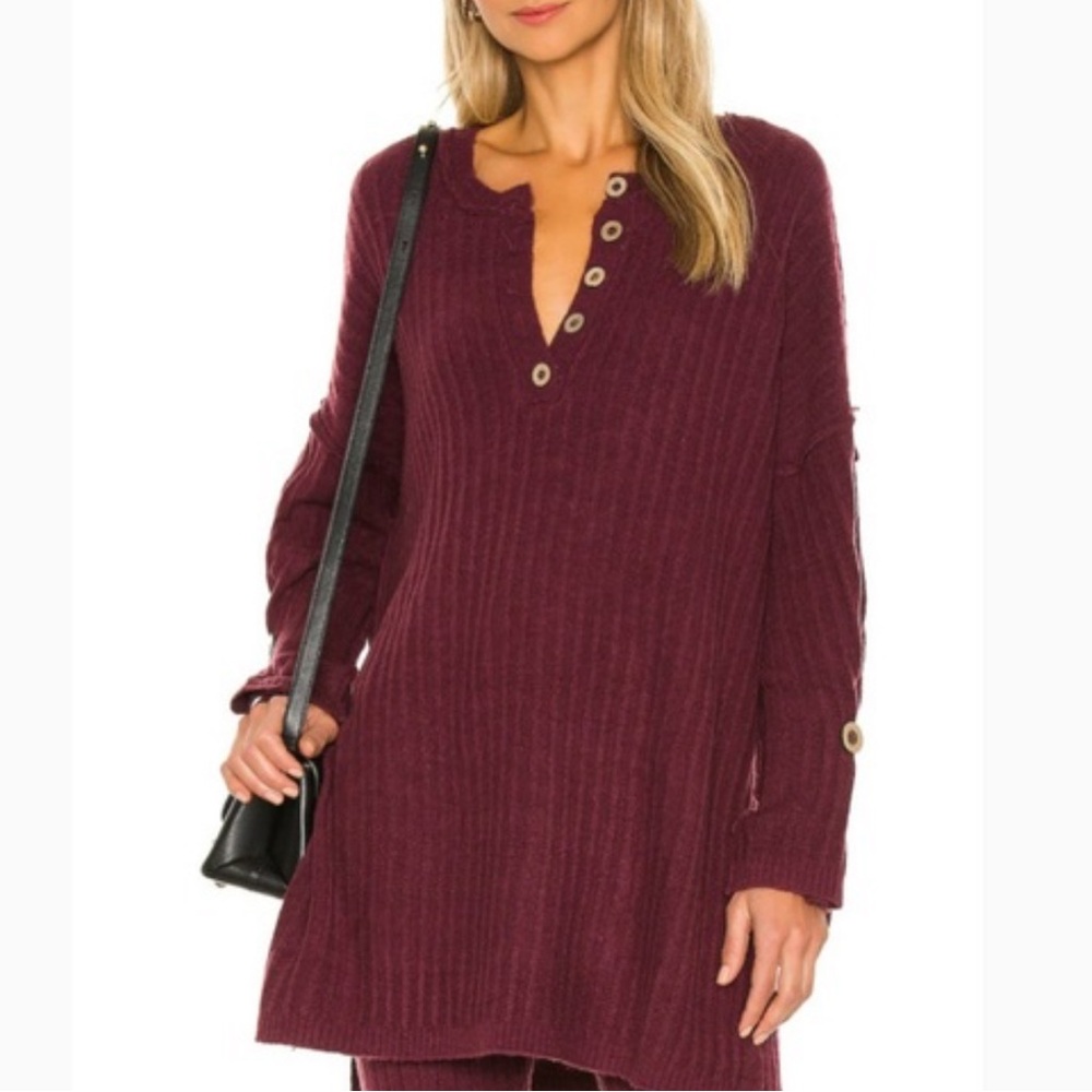 Free People Around The Clock Pullover Sweater Size XS